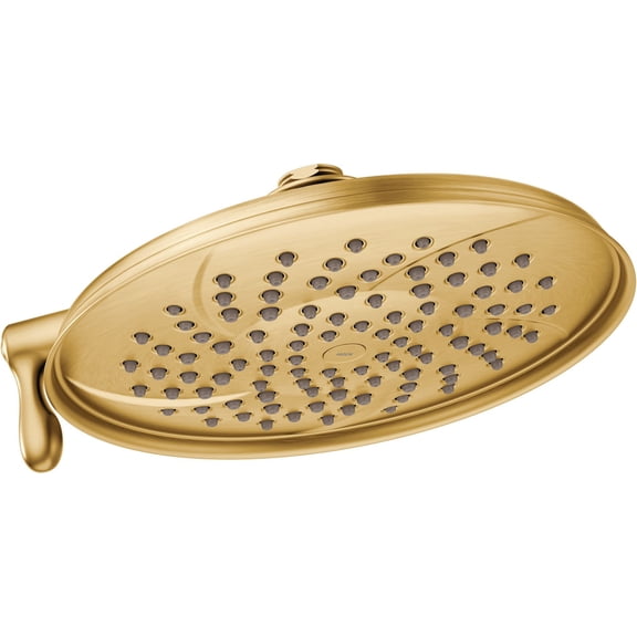 Moen Isabel Brushed Gold Two-Function 9" Diameter Spray Head Eco-Performance Rainshower