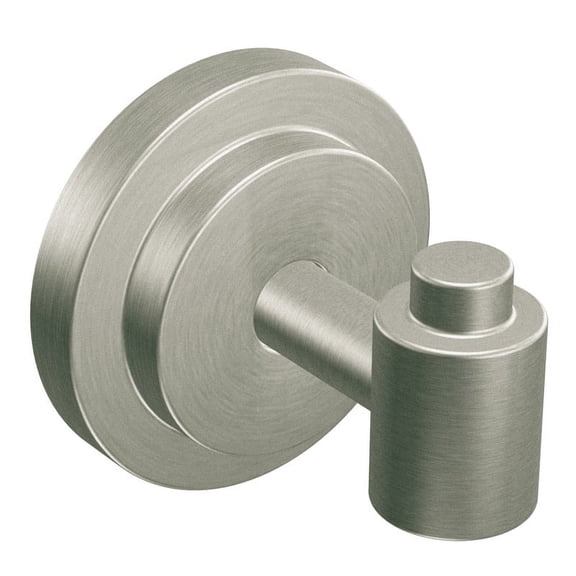 Moen Iso Brushed Nickel Single Robe Hook