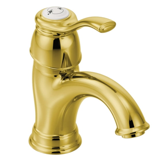 Moen Kingsley Polished Brass One-Handle Bathroom Faucet