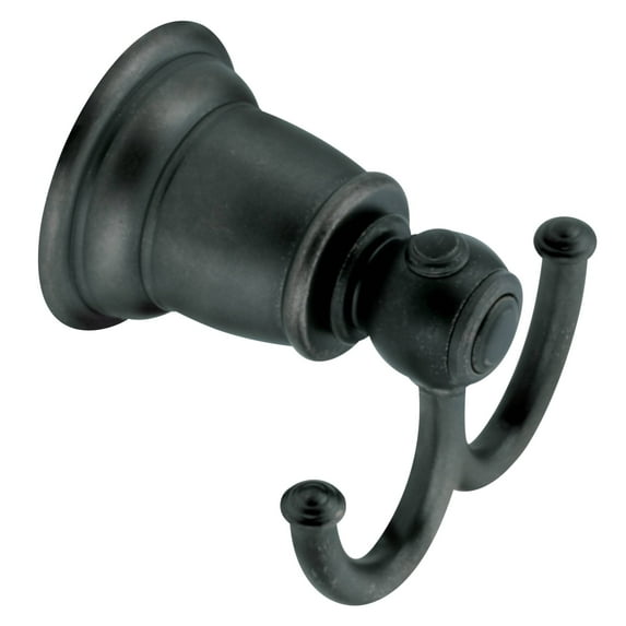 Moen Kingsley Wrought Iron Double Robe Hook