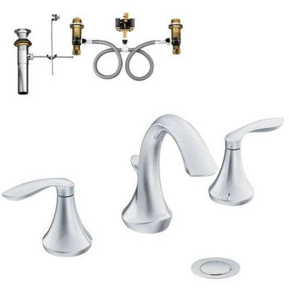 Moen Klev-d-t6420orb Eva Two-Handle High-Arc Lavatory Faucet, Available in Various Colors