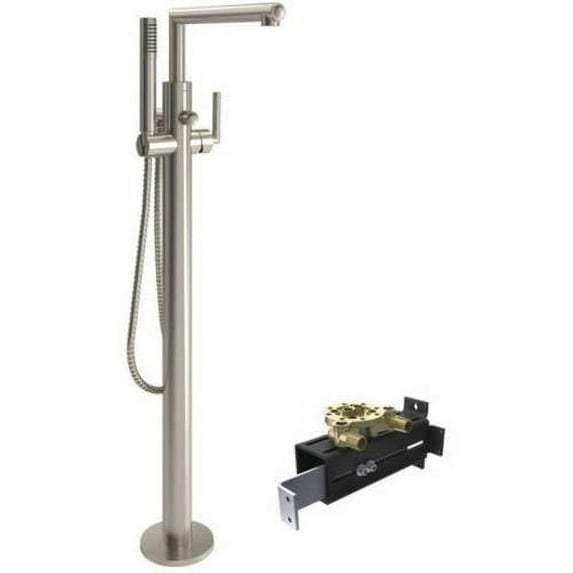 Moen Kt-s93005ch Arris Tub Filler with Floor Mount Mounting Kit, Available in Various Colors