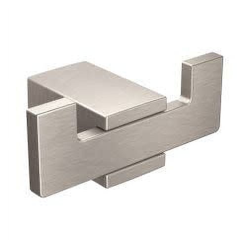 Moen Kyvos Brushed Nickel Double Robe Hook