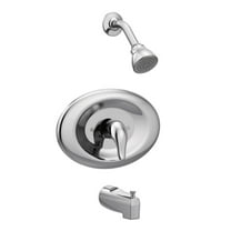 MOEN Chateau Single-Handle 1-Spray Tub and Shower Faucet in Chrome (Valve Included)