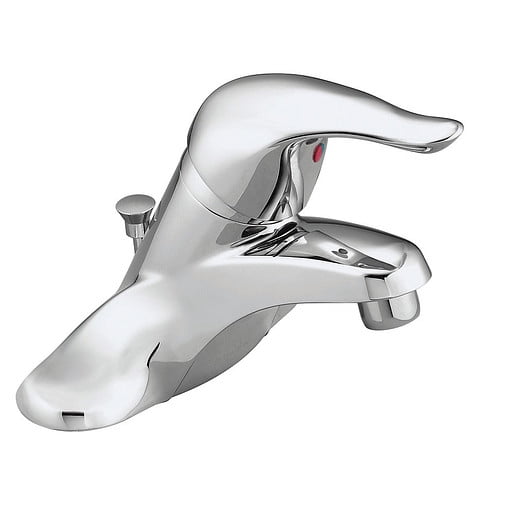 MOEN L64620 Chateau Single Handle Low-Arc Bathroom Faucet Chrome