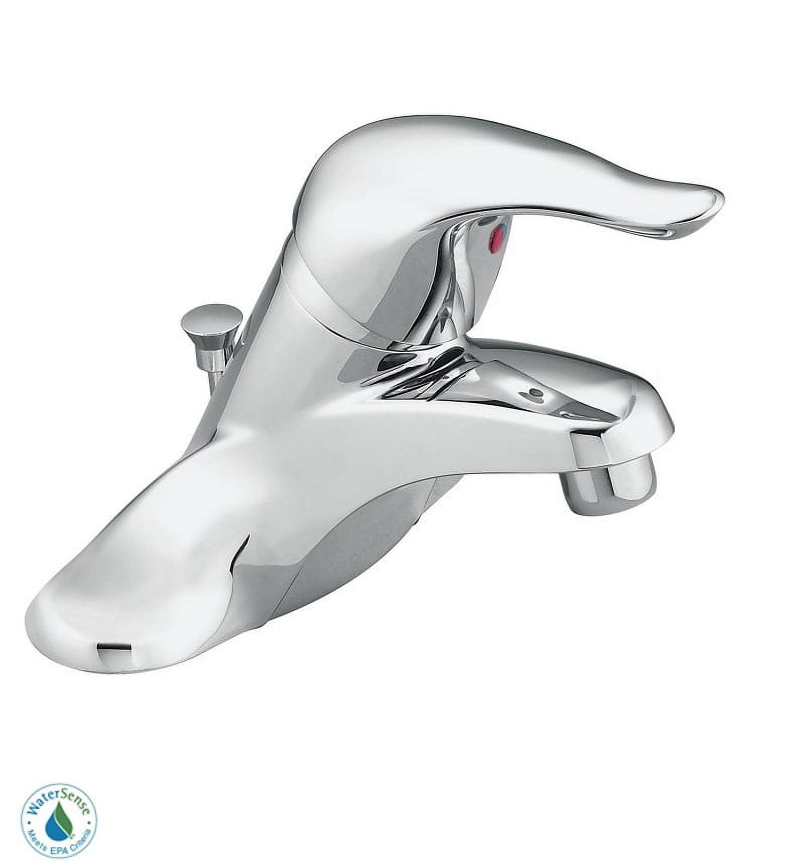Chateau Chrome Single Handle Centerset Bathroom Faucet