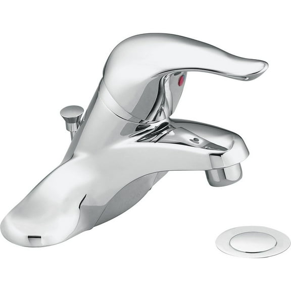 Moen L64625 Single Handle Centerset Bathroom Faucet - Chrome
