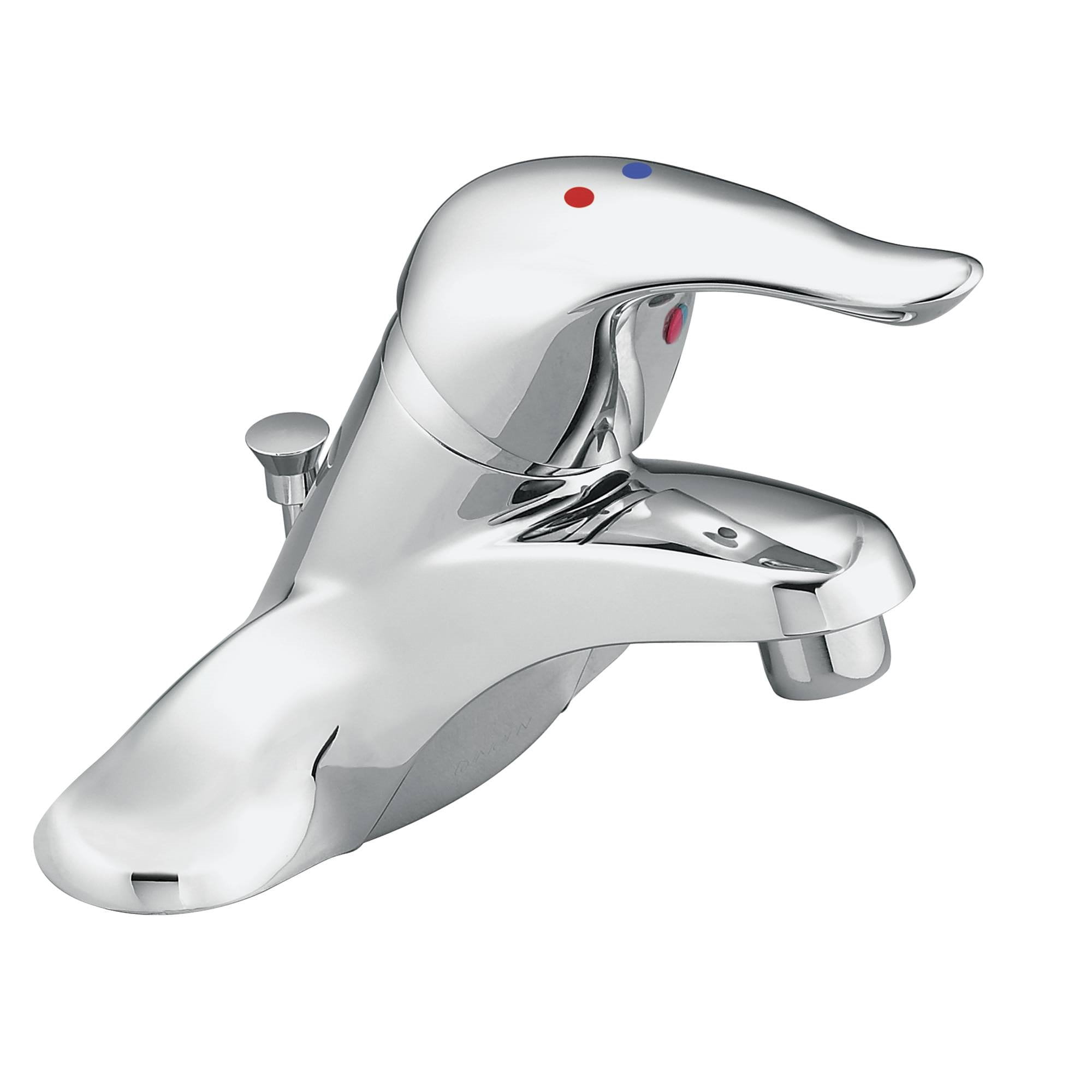 Chateau Chrome Single-Handle Low Arc Bathroom Faucet