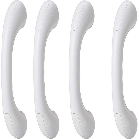 Moen LR2250DW 9-Inch Home Care Designer Hand Grip, Glacier White Pack of 4