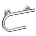 thumbnail image 1 of Moen LR2352DCH Bathroom Safety 8-Inch Grab Bar with Integrated Toilet Paper Holder, Chrome, 1 of 6
