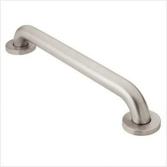 Moen Grab Bar LR7518 Exposed Screw - Wall Mount, 18" Bathroom Safety Bar, Single Piece