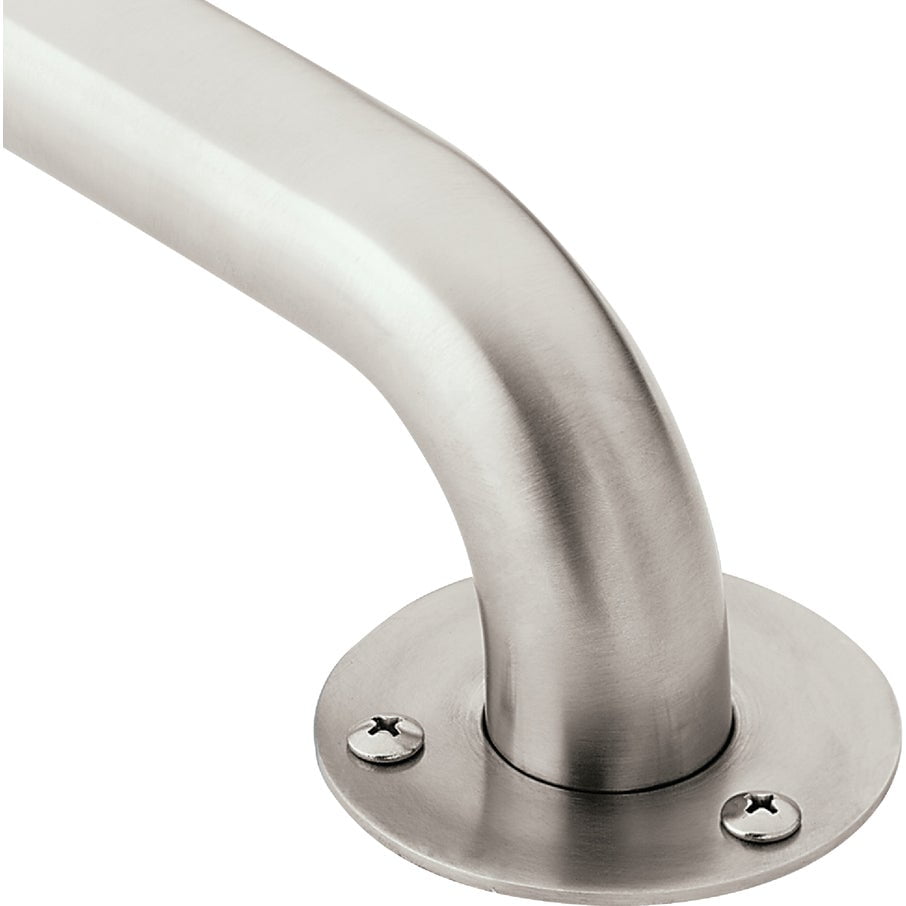 18-Inch Satin Stainless Steel Bathroom Grab Bar with Exposed Screws