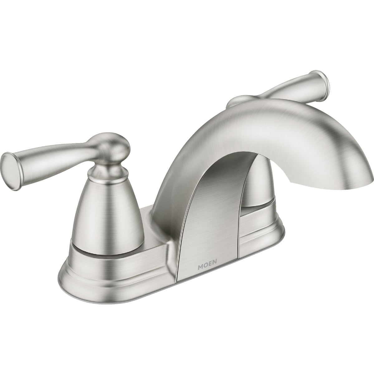 Moen Banbury Other Silver 1.5 GPM 2 Handle Bathroom Sink Faucet