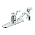 thumbnail image 1 of Moen Lindley One-Handle Low Arc Kitchen Faucet with Side Sprayer, 1 of 4