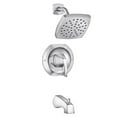 thumbnail image 1 of Moen Lindor 1-Handle Chrome Tub and Shower Faucet, 1 of 3