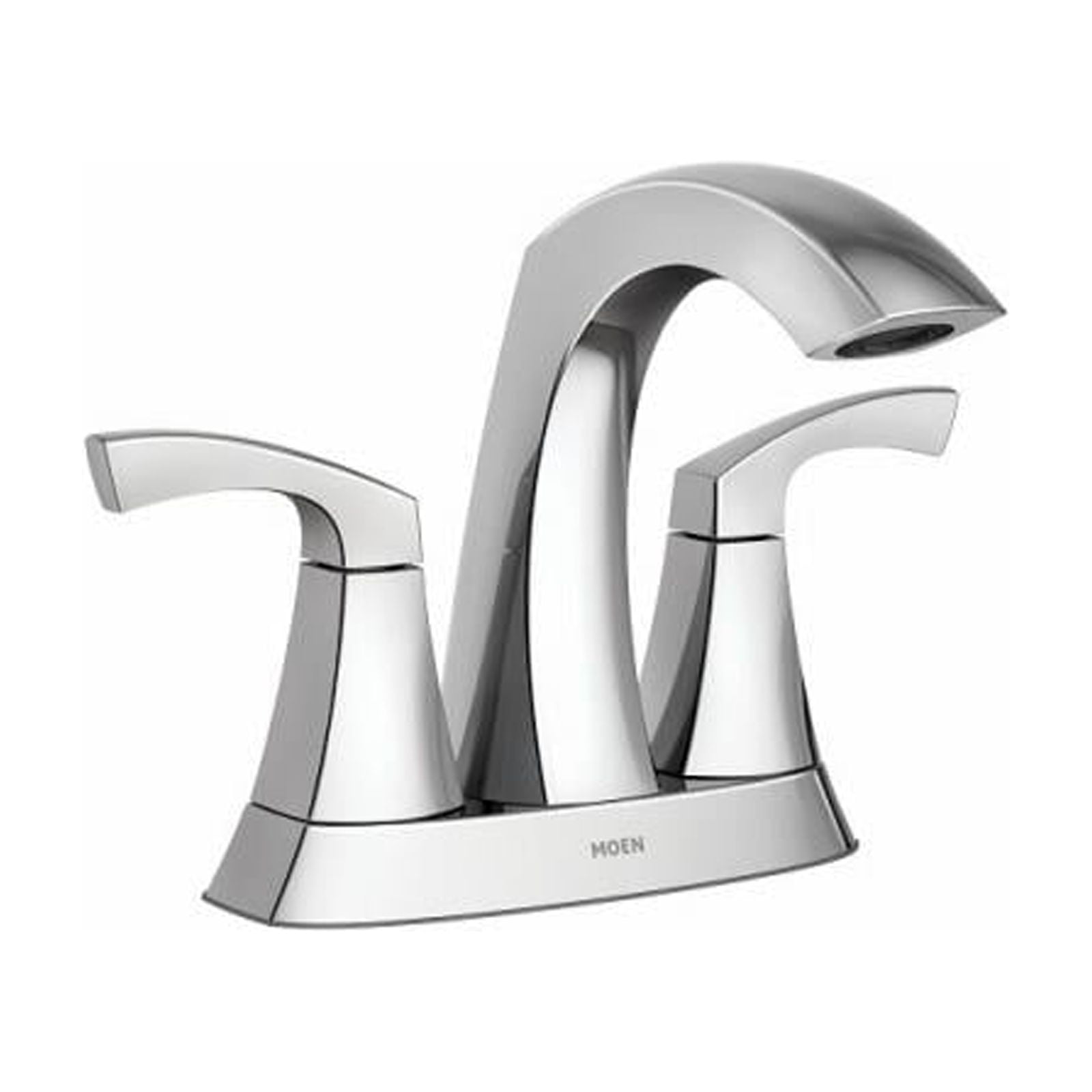 Lindor Polished Chrome 6.5" High-Arc 2-Handle Bathroom Faucet