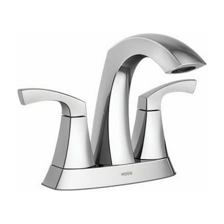 Moen 84506 Lindor Two-Handle High Arc Bathroom Faucet, Chrome