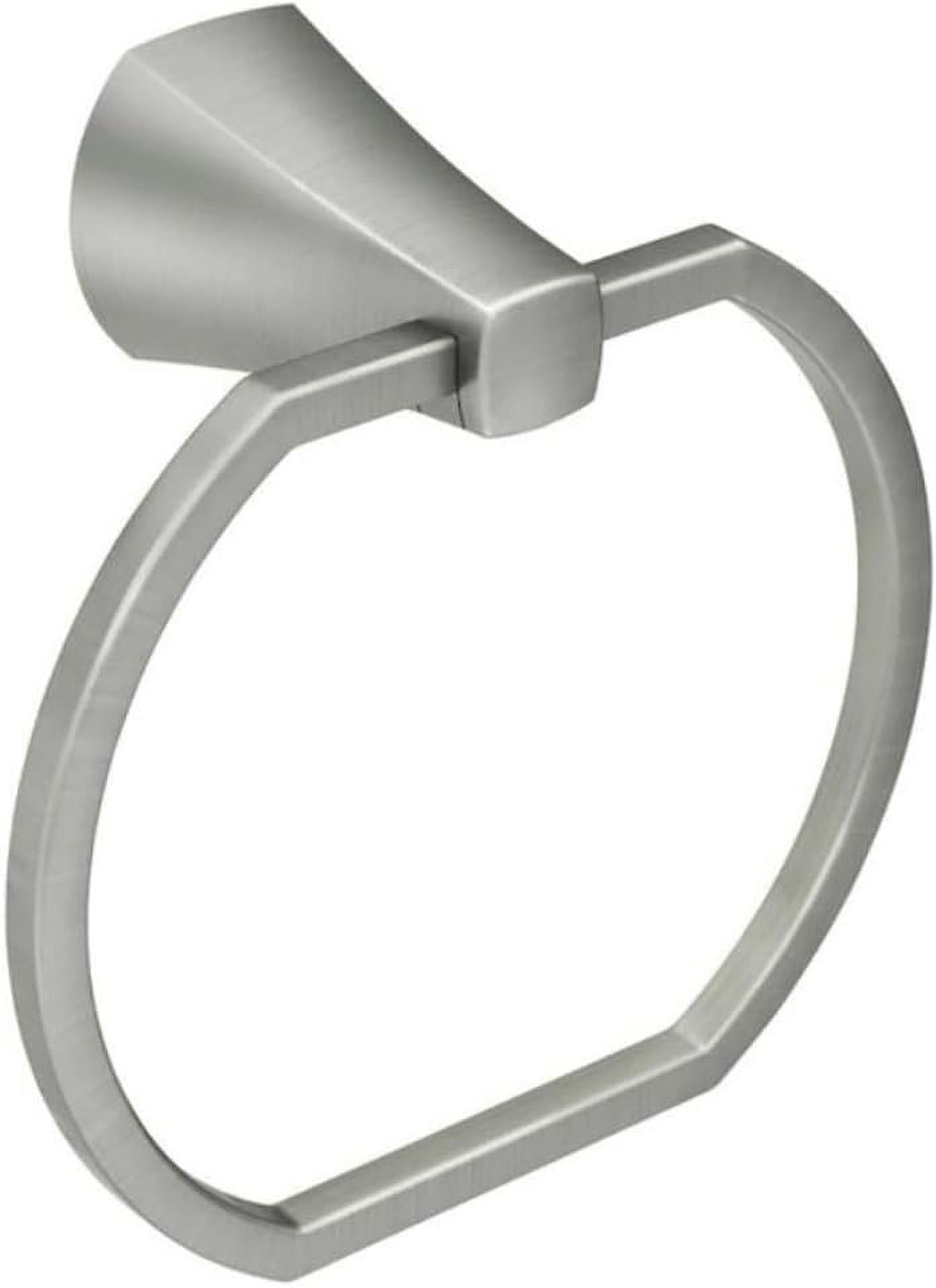 Moen MY8786BN Lindor Spot resist brushed nickel towel ring Brushed