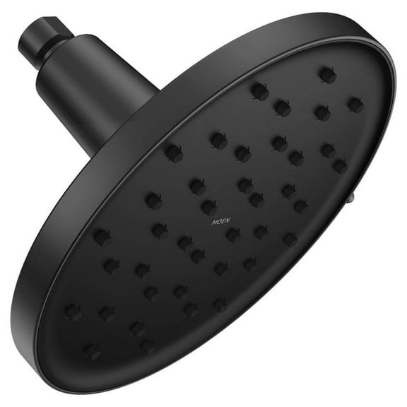 Moen Magnetic 8-Spray Patterns with 1.75 GPM 9 in. Wall Mount Fixed Shower Head in Matte Black