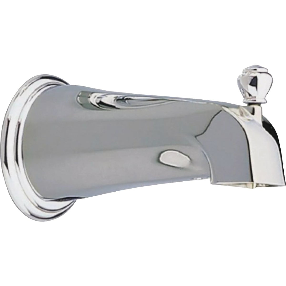 Chrome Diverter Tub Spout with Decorative Flange
