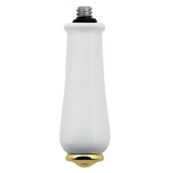 Moen Monticello Porcelain/Polished Brass Replacement Handle Knob Insert