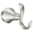 thumbnail image 1 of Moen My6203 Hamden Wall Mounted Single Robe Hook - Nickel, 1 of 3