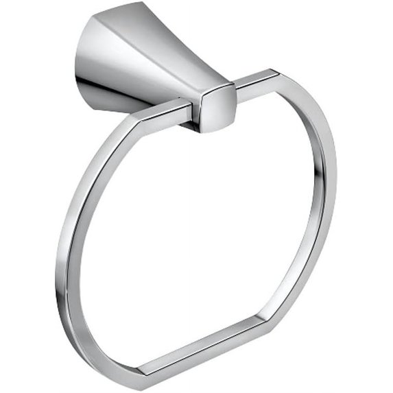 Moen Towel Ring Lindor - Wall Mount, Chrome, Bathroom Hand Towel Holder
