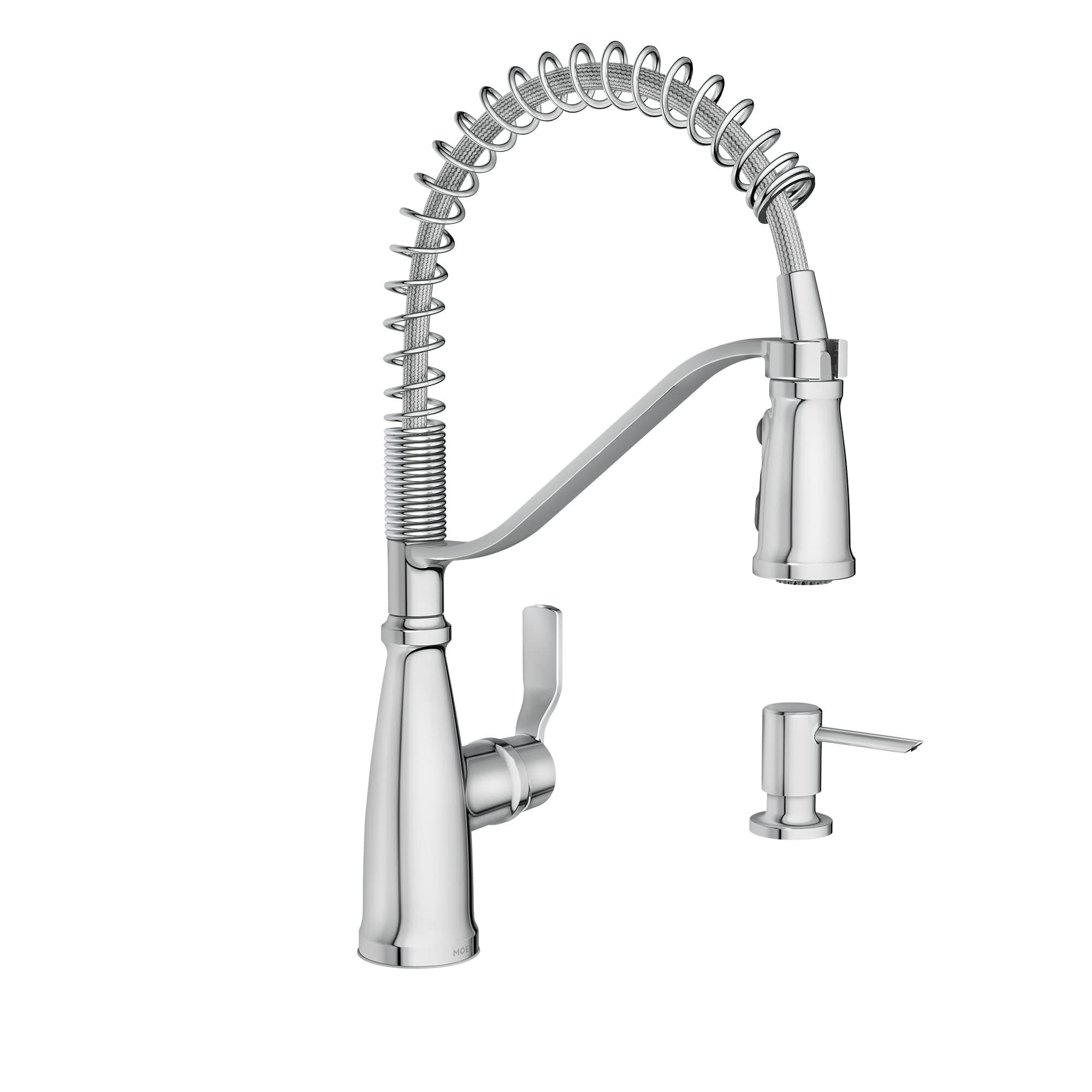 Stainless Steel Single Handle Spring Pulldown Kitchen Faucet