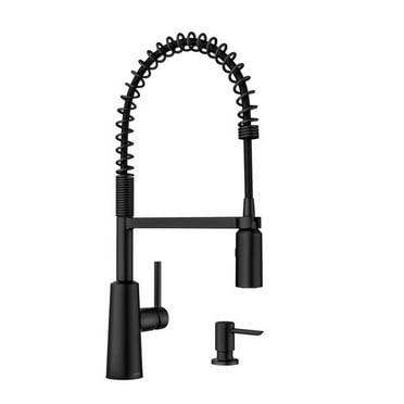 Moen Nori One Handle Black Pulldown Kitchen Faucet