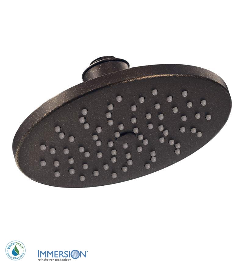 Moen 6313ORB Eco-Performance Duschkopf, Oil Rubbed Bronze, Wassersparend, One-Function Vollstrahl