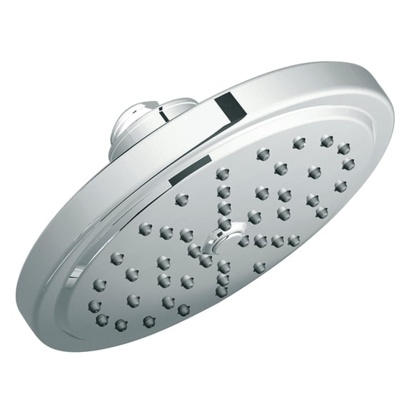 Moen One-Function Rain Shower Head with Immersion Technology, 6.75-Inch, Chrome
