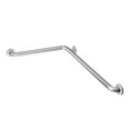 thumbnail image 1 of Moen Peened Textured Slip Resistant Securemount L Shaped Grab Bar Stainless Steel 16", 1 of 2