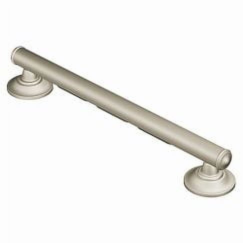 Brushed Nickel 19-inch Stainless Steel Wall Mount Grab Bar