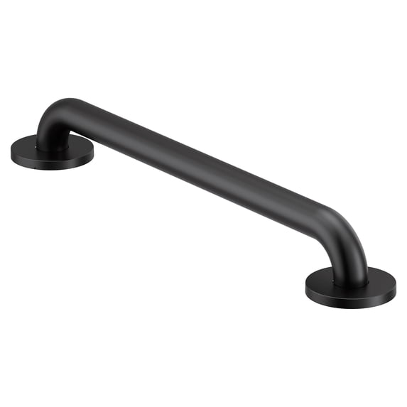 Moen R8718 Home Care 18" Grab Bar - Black