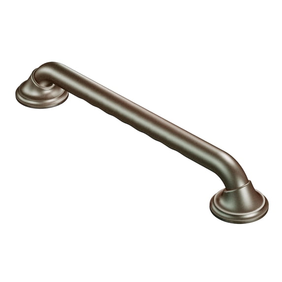 Moen Ultima Bathroom Safety 36-Inch Designer Bathroom Grab Bar with Curl Grip, Old World Bronze