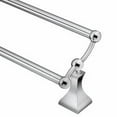 thumbnail image 1 of Moen Retreat Chrome Double Towel Bar 24 in. L Brass, 1 of 3