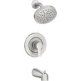thumbnail image 1 of Moen Rinza Spot Resistant Nickel Single-Handle Posi-Temp Tub & Shower Faucet, 1 of 5