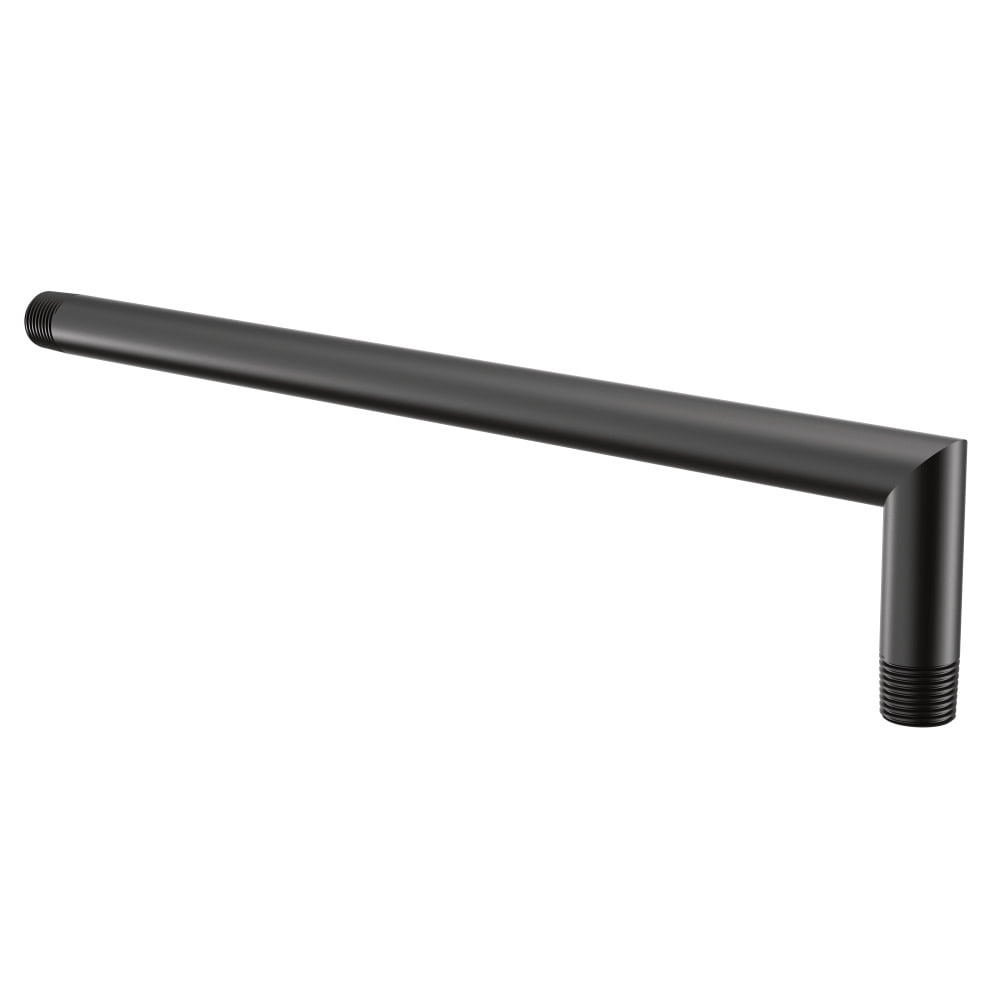 Matte Black Modern Wall-Mounted Shower Arm