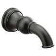 thumbnail image 1 of Moen S12105BL Weymouth 7-1/2" Non-Diverting Tub Spout - Black, 1 of 1