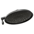 thumbnail image 1 of MOEN S1311BL Isabel 2-Spray Patterns 9 in. Single Wall Mount Full Spray Fixed Shower Head in Matte Black, 1 of 4