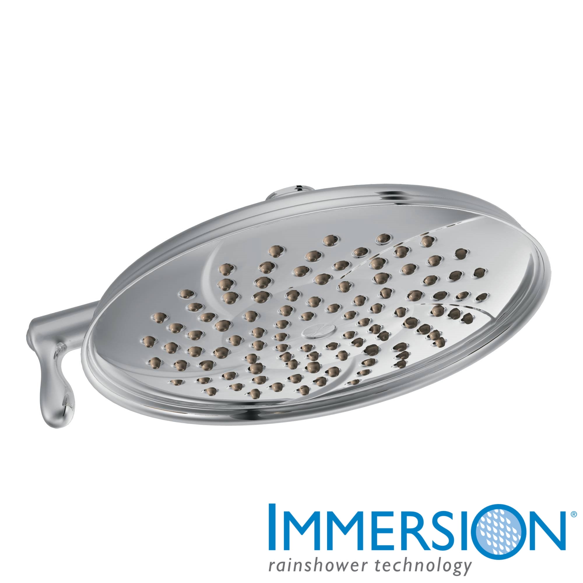 Moen S1311BN Cabezal De Regadera Acc-Premium Isabel Multi De Dos Funciones, 8 Pulgadas De Diámetro, Chorro De Lluvia, Níquel Cepillado