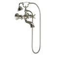 thumbnail image 1 of Moen S22105 Weymouth Wall / Floor Mounted Clawfoot Tub Filler - Nickel, 1 of 7