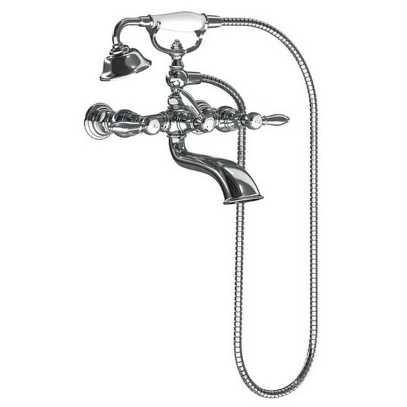 Moen S22110 Weymouth Floor Mounted Clawfoot Tub Filler - Chrome