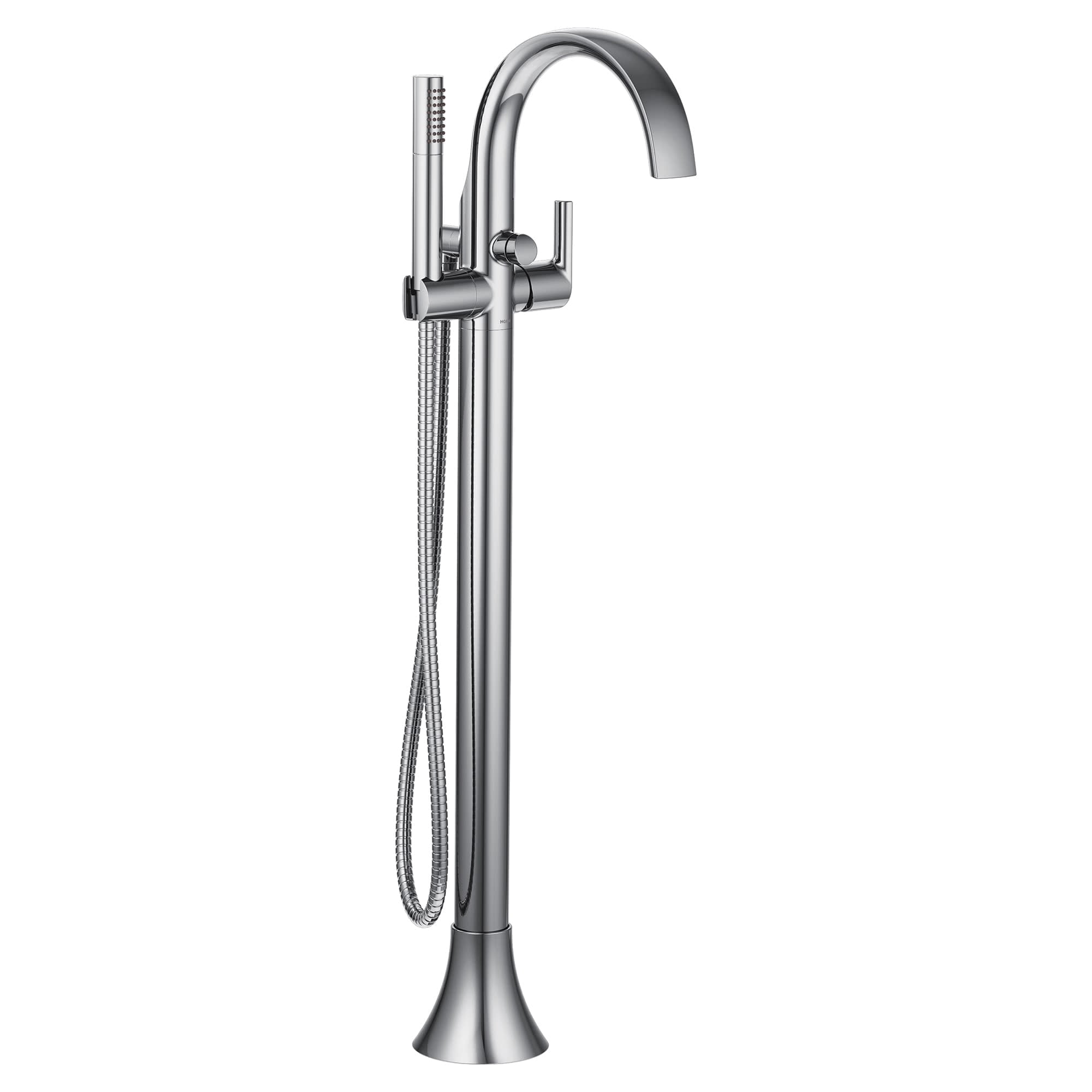 Moen S3105 Doux Single Handle Lever Floor Mount Filler in Polished Chrome