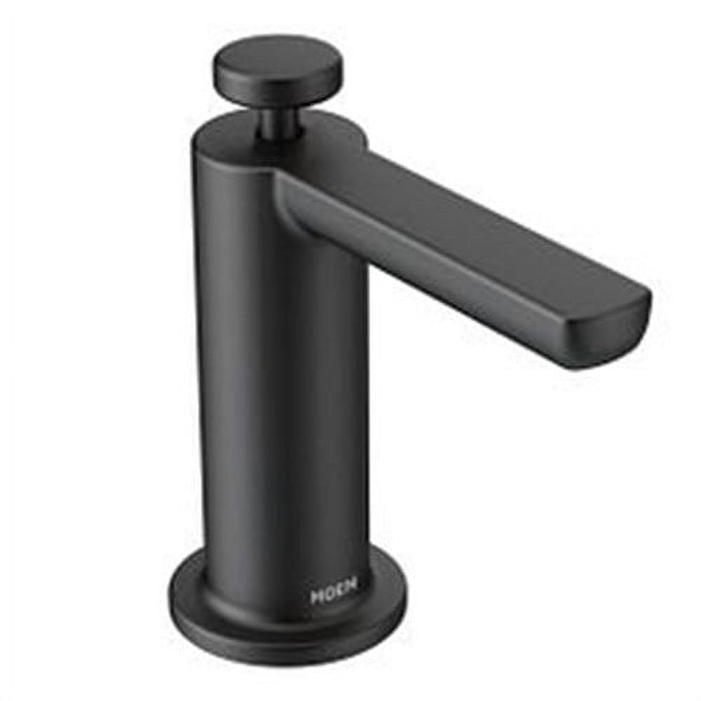 Matte Black Modern Wall Mount Soap Dispenser