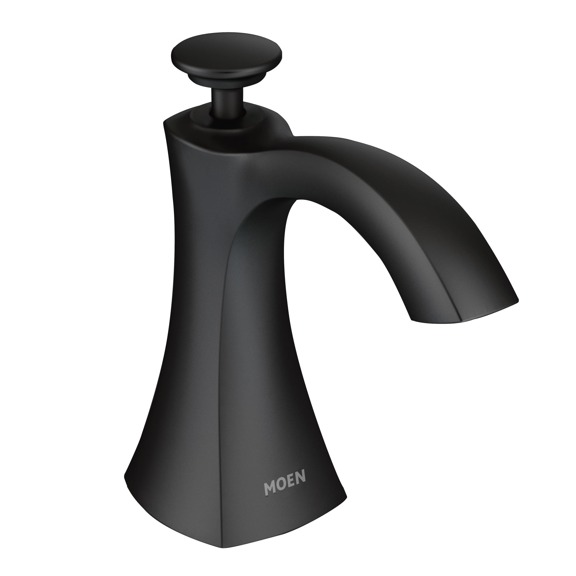Moen Matte Black Stainless Steel Deck Mounted Soap Dispenser