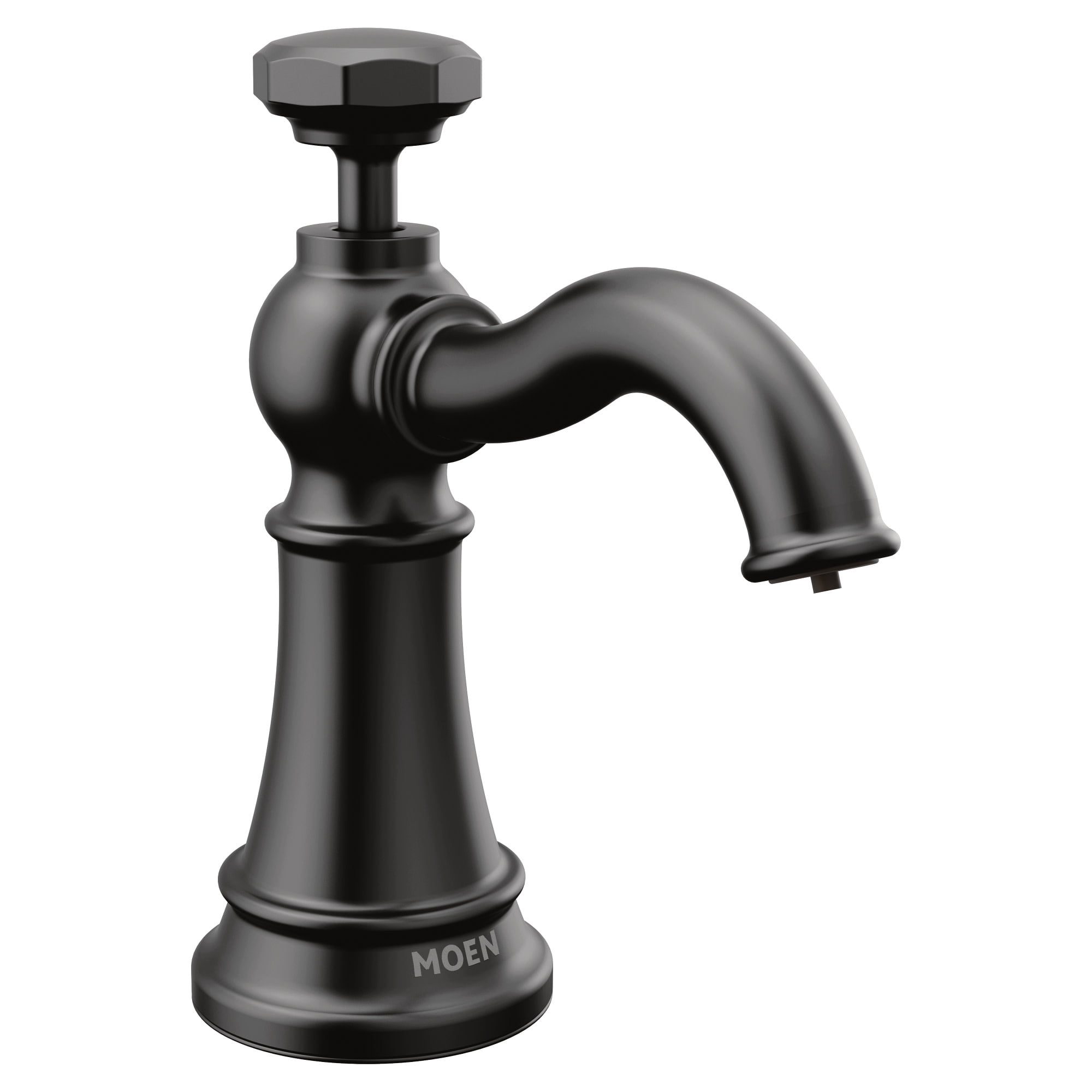 Moen S3955BL Paterson Deck Mounted Kitchen Soap Dispenser with Above ...