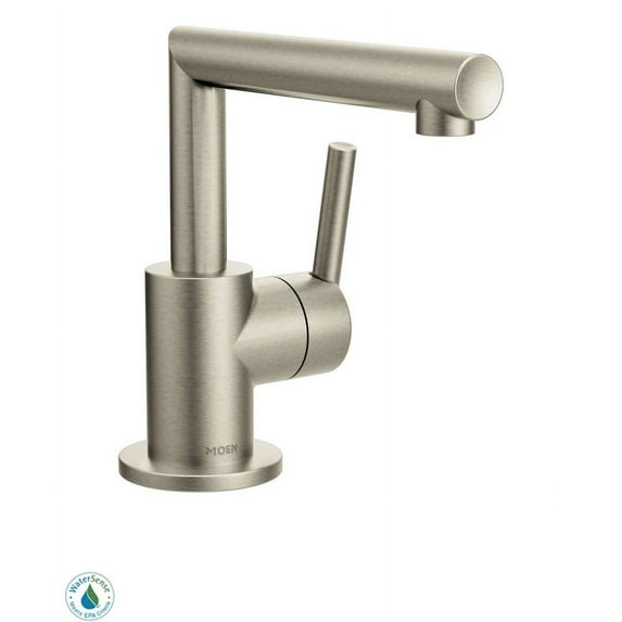 Moen Arris One-Handle Bathroom Faucet, Brushed Nickel (S43001BN)