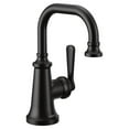 thumbnail image 1 of Moen S44101 Colinet 1.2 GPM Single Hole Bathroom Faucet - Black, 1 of 4