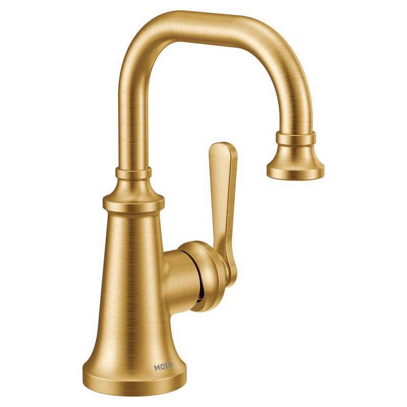 Classic Elegance 9" Black Single Hole Metal Bathroom Faucet